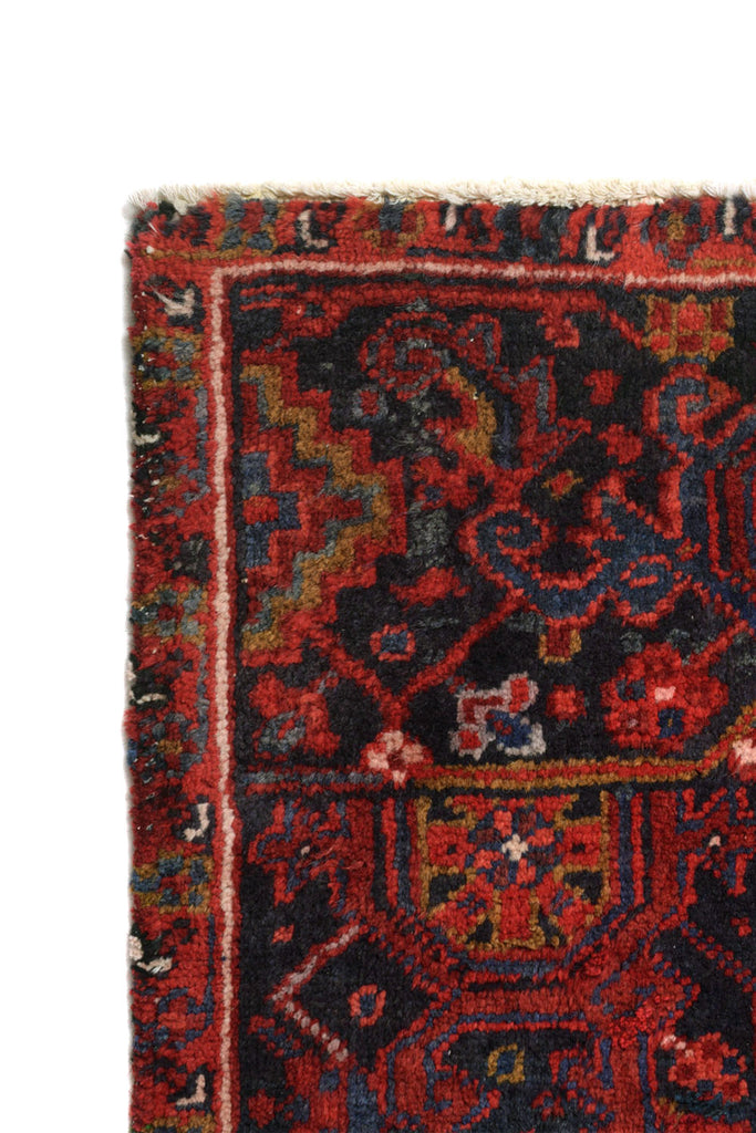 9.9 x 12.5 Authentic Persian Heriz Rug Geometic #P1226