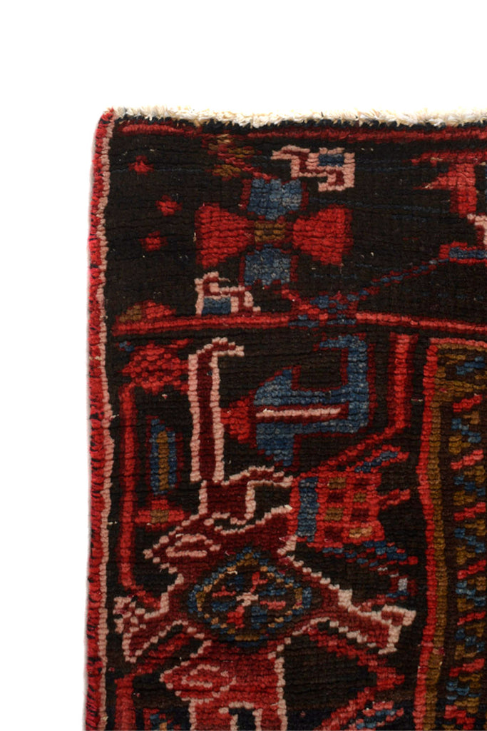 6.9 x 9.7 Persian Heriz rug Handmade Iran #P1233