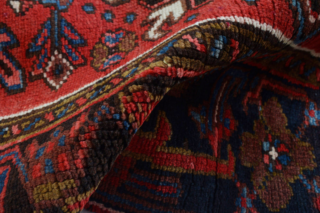 6.9 x 9.7 Persian Heriz rug Handmade Iran #P1233