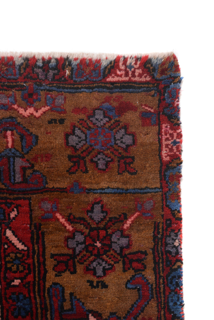 9.3 x 12.1 Persian Heriz rug Handmade Iran #P1238