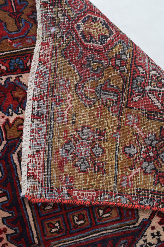 9.3 x 12.1 Persian Heriz rug Handmade Iran #P1238