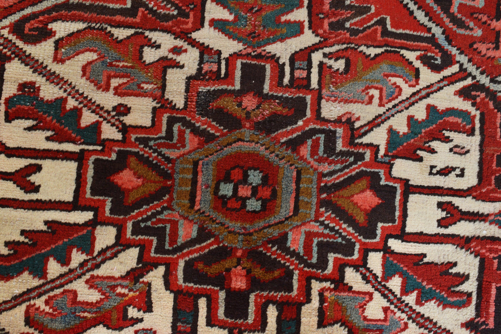 9.8 x 13.2 Genuine Persian Heriz Rug Handmade Iran #P1239
