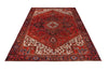 Load image into Gallery viewer, 7.9 x 11.3 Persian Tribal Heriz Rug Handmade Iran #P1240
