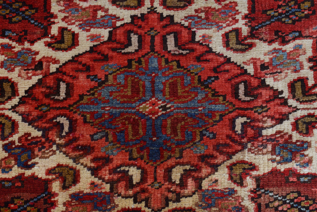 8.2 x 10.10 Authentic Persian Heriz Rug Wool Handmade #P1244