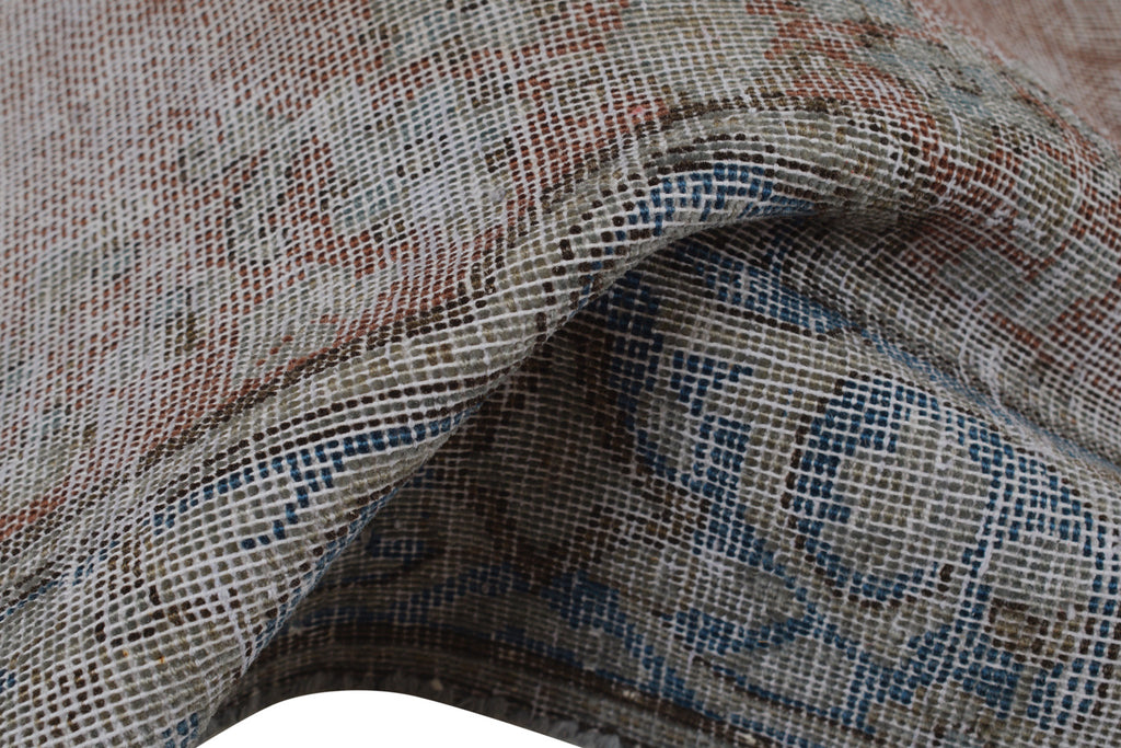 3.1 x 16.2 Feet Long Vintage Persian Runner LOW PILE FADED #P1252