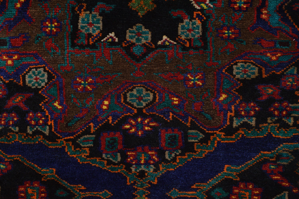 4.2 x 7.0 Tribal Handmade Afghan Wool Rug #P1254