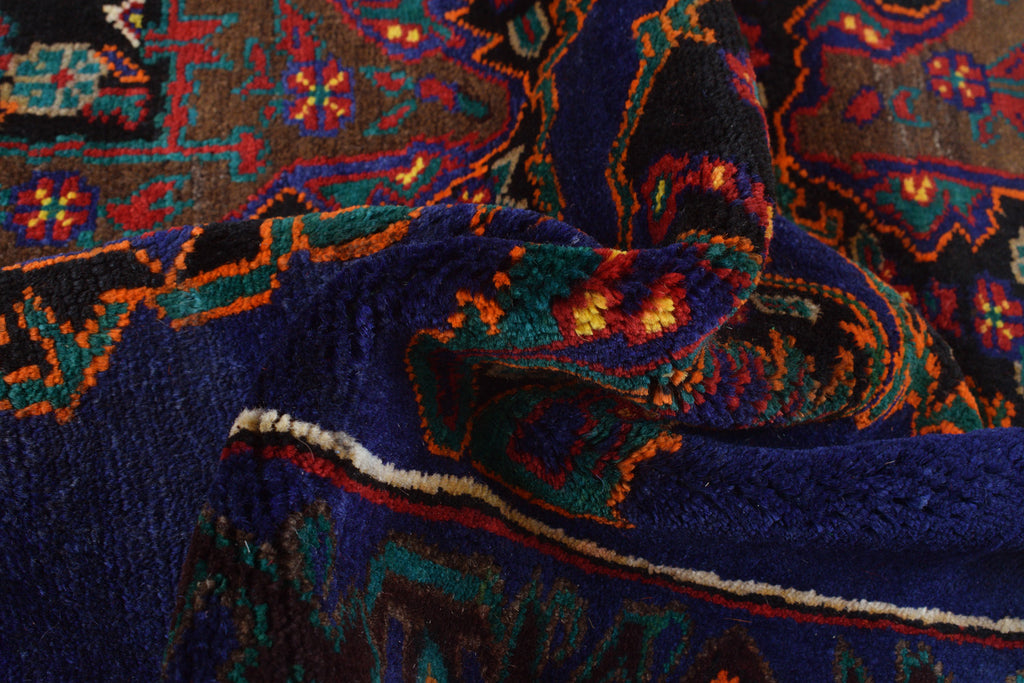 4.2 x 7.0 Tribal Handmade Afghan Wool Rug #P1254