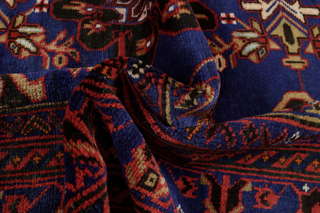 4.2 x 6.11 Afghan Ethnic Rug Handmade Wool Carpet #P1255