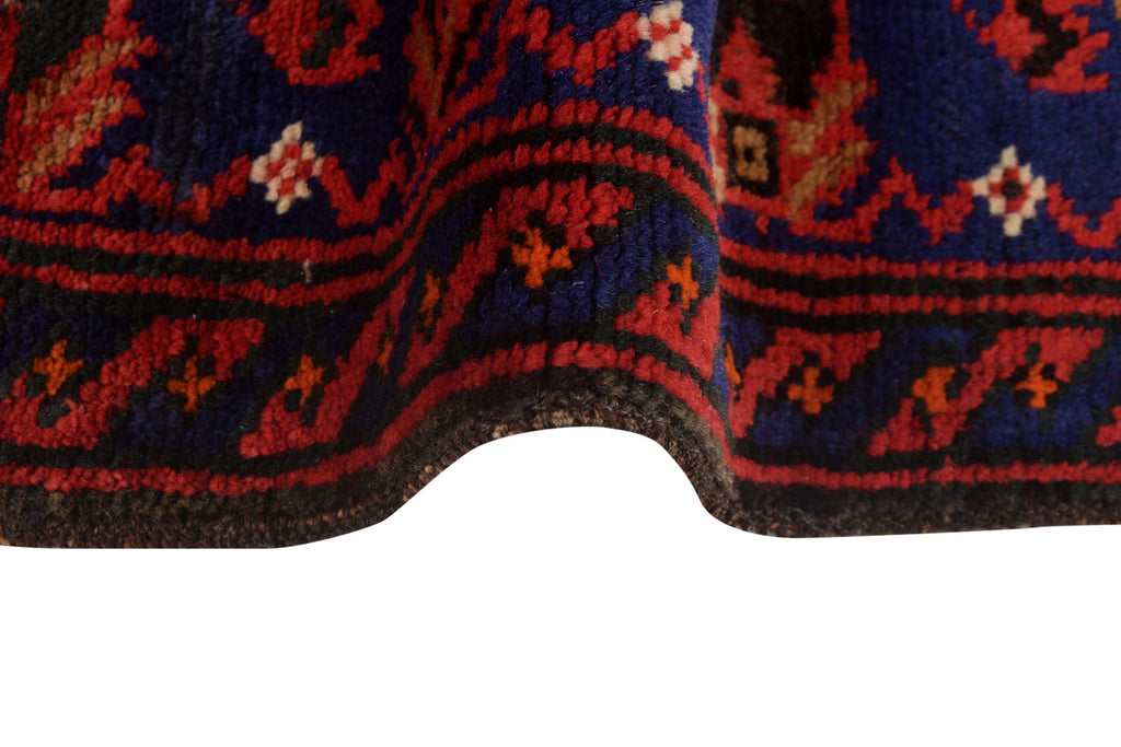 4.2 x 6.11 Afghan Ethnic Rug Handmade Wool Carpet #P1255