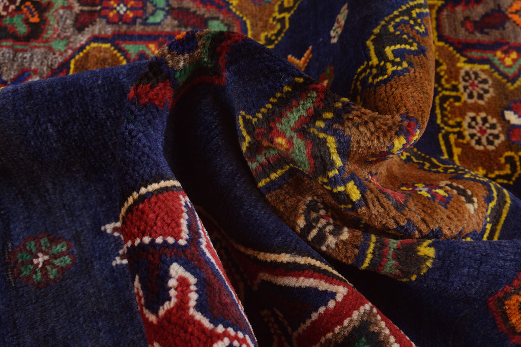 4.2 x 6 Decorative Handmade Afghan Rug #P1256