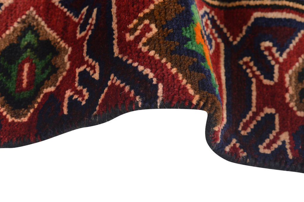 4.2 x 6 Decorative Handmade Afghan Rug #P1256