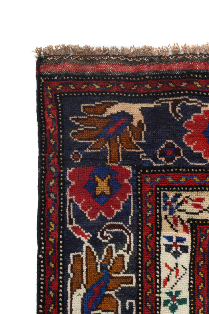 4.2 x 6.9 Afghan Tribal Area Rug Handmade Wool #P1258