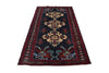 Load image into Gallery viewer, 3.10 x 6.10 Black Blue Tribal Wool Rug #P1264