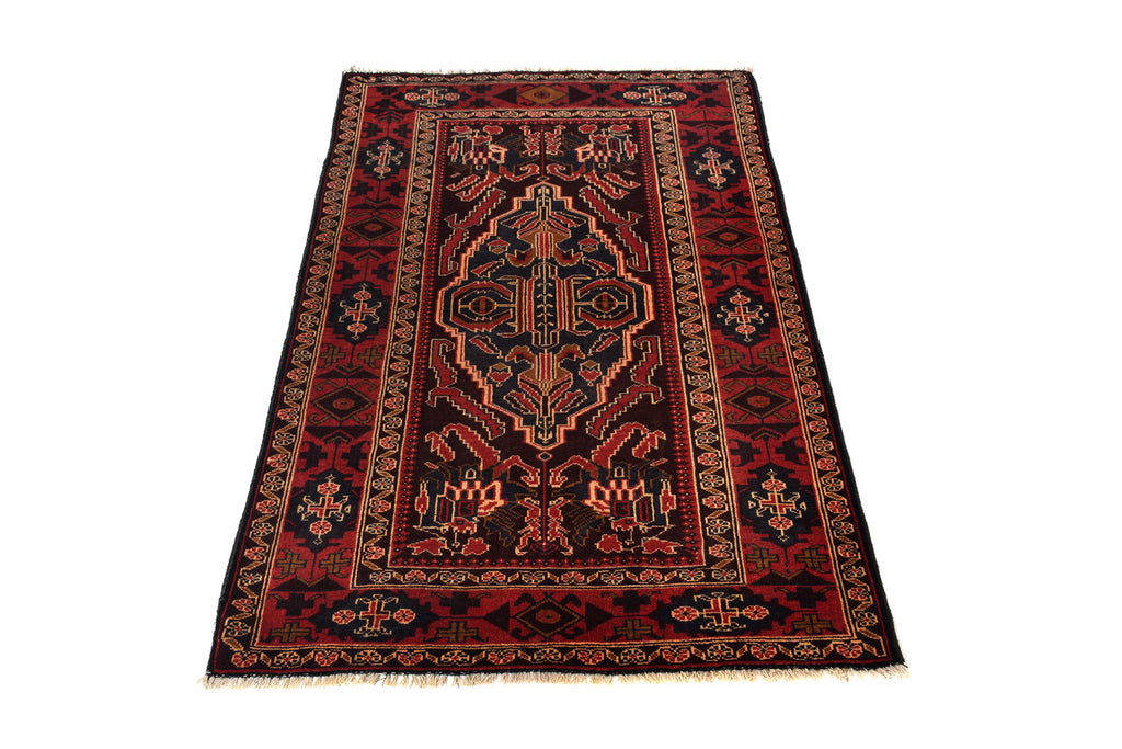 3.1 x 5.0 Tribal Baluch Handmade Afghanistan #P1274