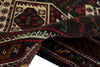 Load image into Gallery viewer, 3 x 4.7 Black tribal Wool afghan Baluch Rug #P1279