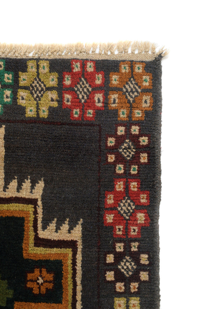2.2 x 7.10 Narrow Runner, Afghan Handmade Wool Tribal Rug #P1290