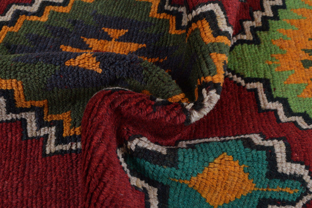 2.3 x 8.2 Afghan tribal Rug Narrow Runner #P1291