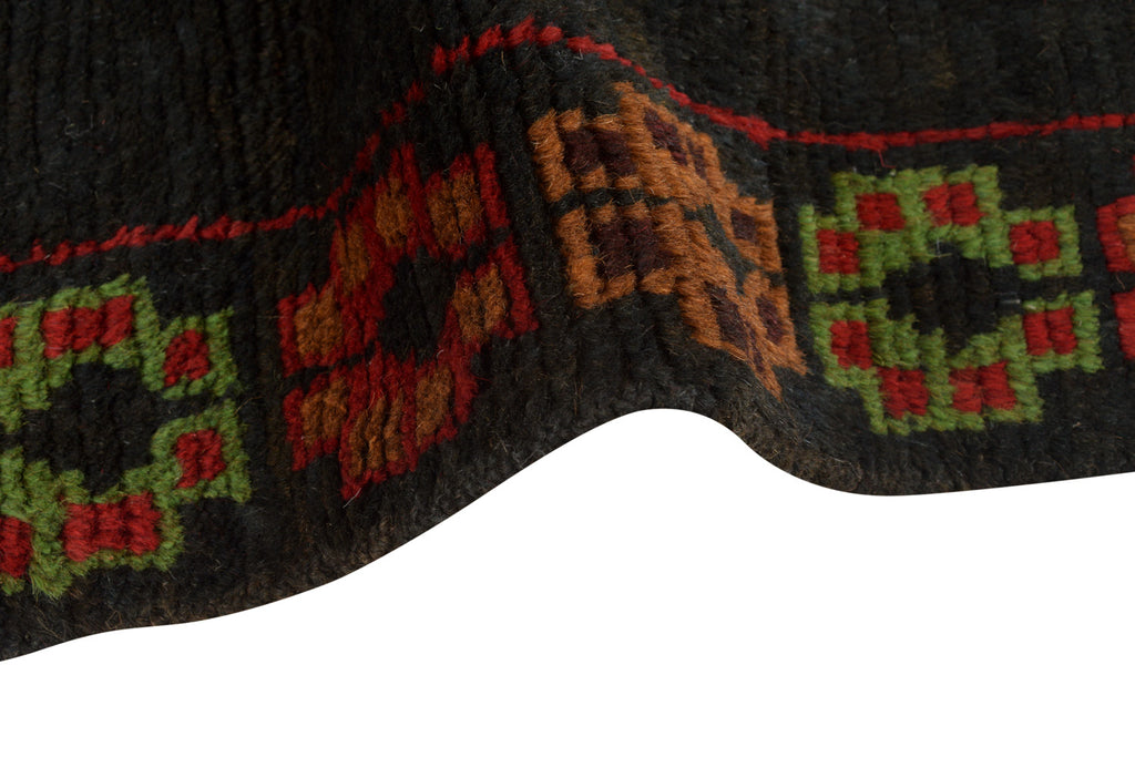 2.4 x 8.5 Afghan Tribal narrow Runner Wool Handmade #P1292