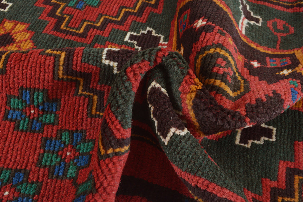 2.7 x 9.8 Handmade Afghan Runner Tribal #P1296