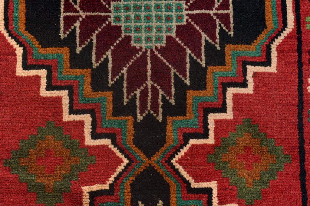 2.1 x 6.2 Short Narrow Runner Tribal Wool Handmade Afghan Carpet #P1300