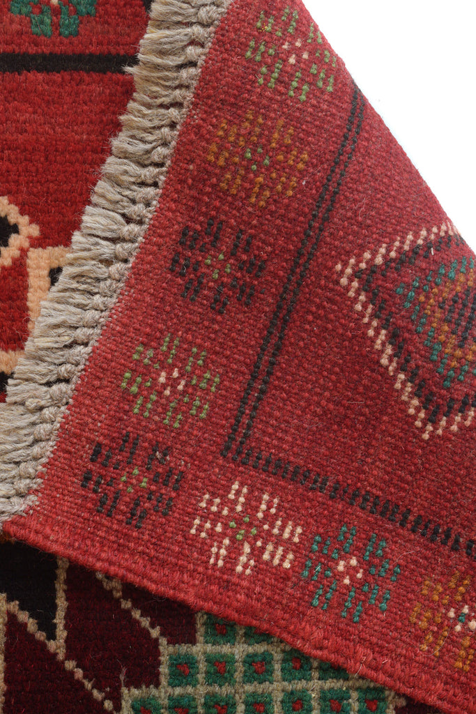 2.1 x 6.2 Short Narrow Runner Tribal Wool Handmade Afghan Carpet #P1300