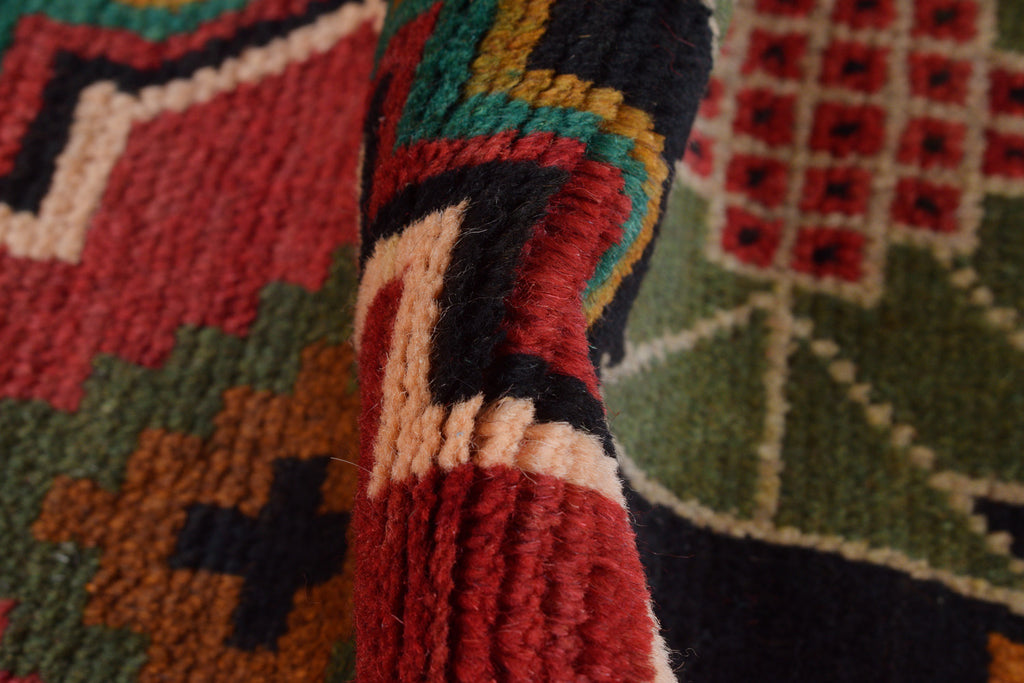 2.1 x 6.2 Short Narrow Runner Tribal Wool Handmade Afghan Carpet #P1300