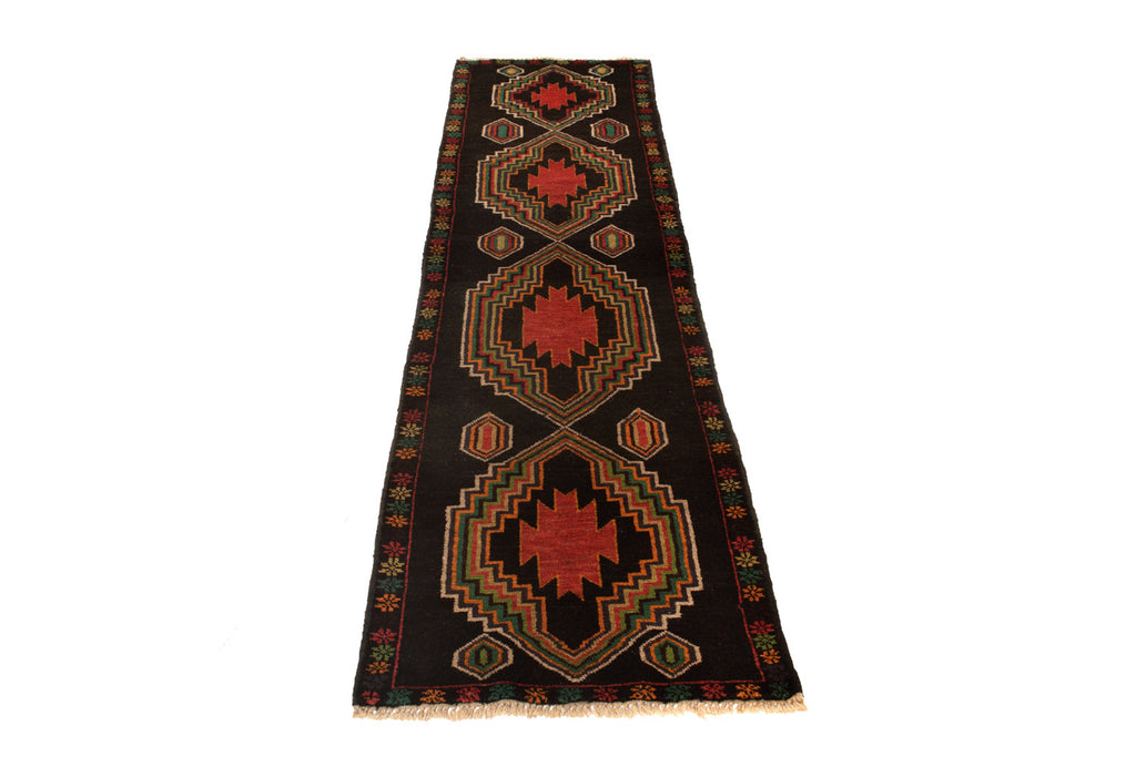 2.3 x 8 Tribal Wool Runner NARROW SIZE#P1305