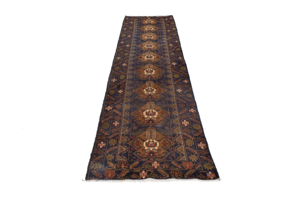 2.11 x 11.7 Afghanistan Tribal Runner #P1315