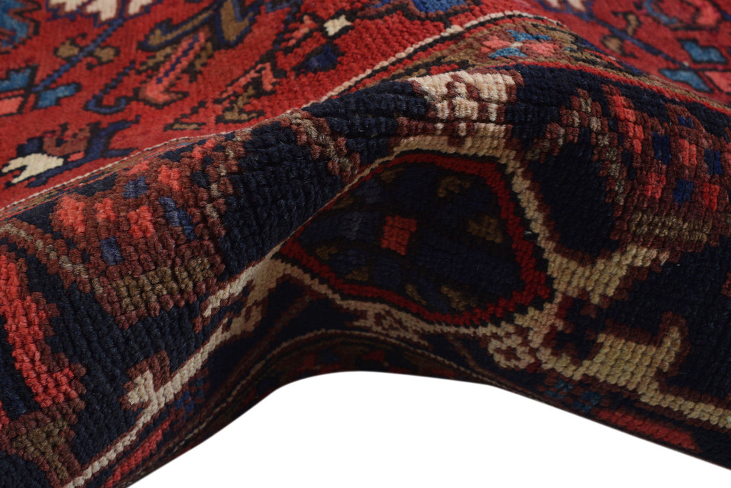 7.6 x 10.6 Tribal Persian Hand-Knotted Heriz Rug #P1322