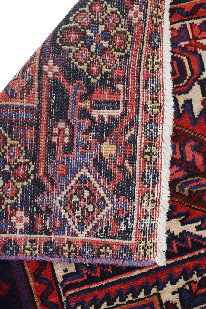7.3 x 10.3 Persian Tribal Hand-Knotted Geometric Heriz Rug #P1323