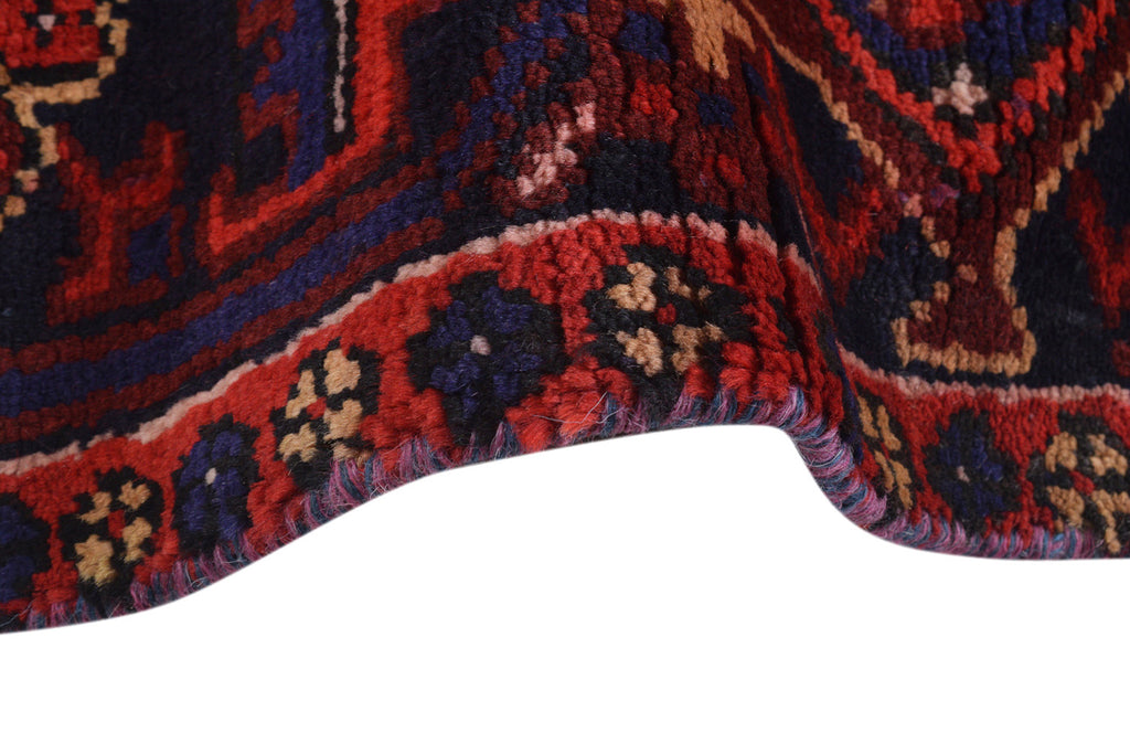 7.3 x 10.3 Persian Tribal Hand-Knotted Geometric Heriz Rug #P1323