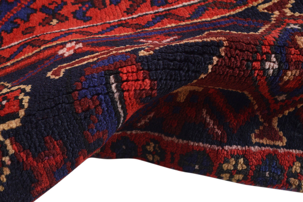 7.3 x 10.3 Persian Tribal Hand-Knotted Geometric Heriz Rug #P1323