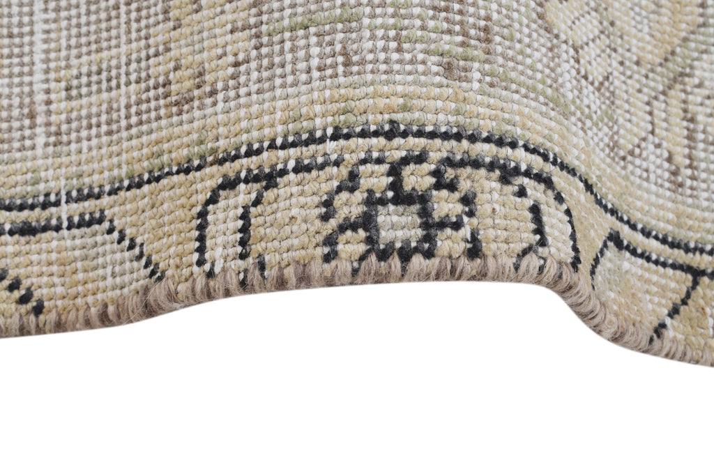 6.4 x 9.3 Vintage Persian Tribal Rug FADED LOW PILE #P1328