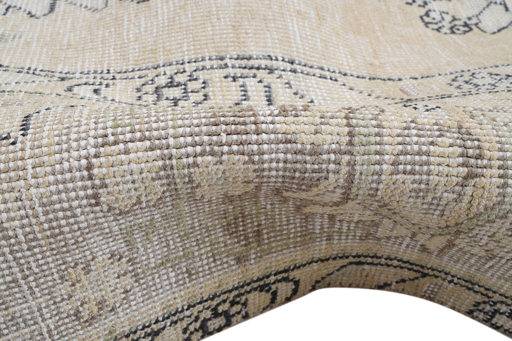 6.4 x 9.3 Vintage Persian Tribal Rug FADED LOW PILE #P1328