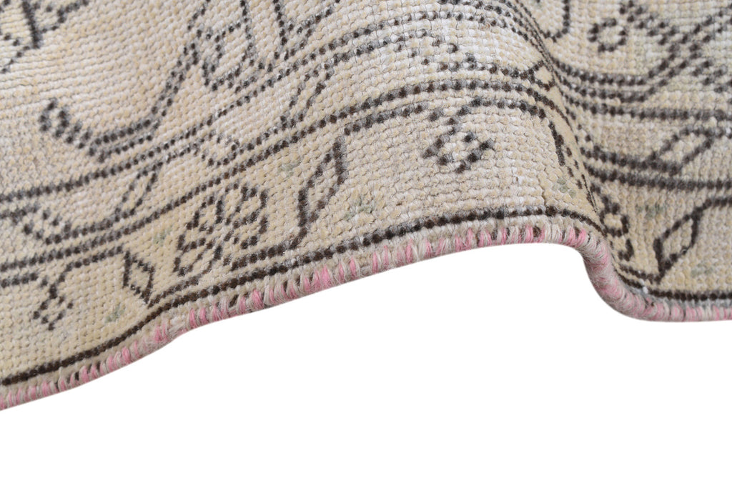 9.5 x 11.2 Vintage Persian Hand-Knotted Tabriz Rug GRAY LOW PILE #P1332