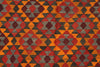 Load image into Gallery viewer, 6.7 x 9.7 Flat Weave Afghan Kilim Wool Rug #P1422
