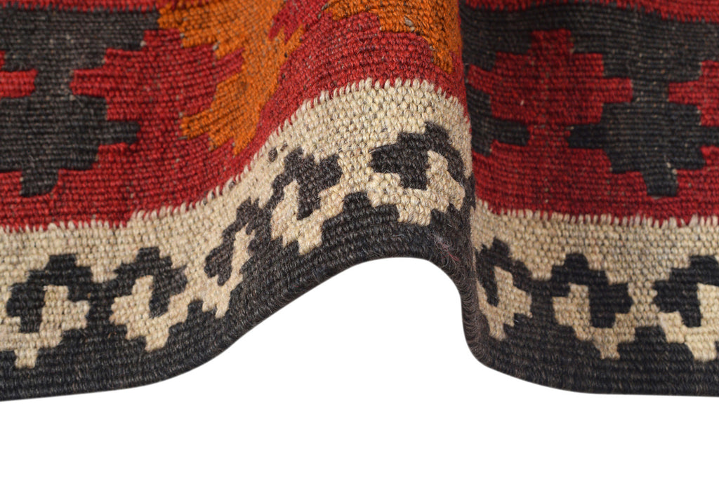 6.7 x 9.7 Flat Weave Afghan Kilim Wool Rug #P1422