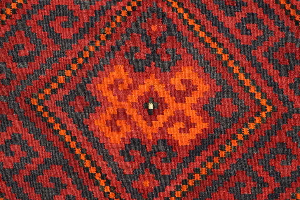 9.0 x 16.3 Oversize Kilim Rug Flat weave Wool Afghan #P1429