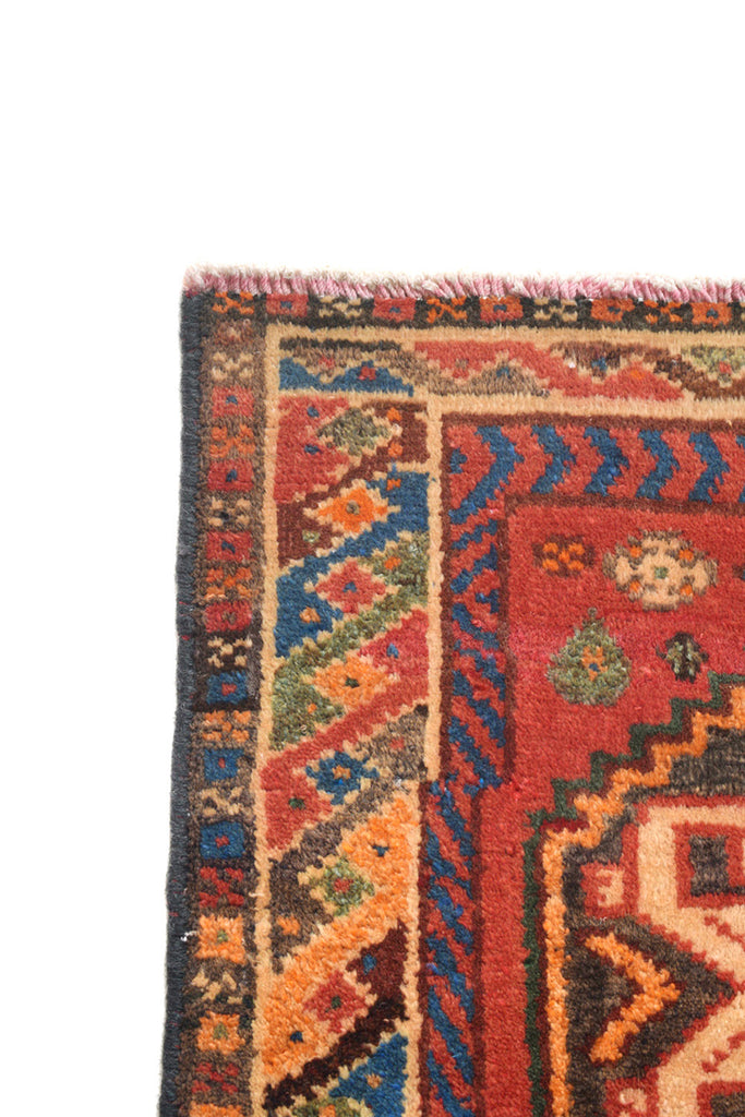 4.2 x 6.5 Semi-Antique Persian Tribal Rug #P1444