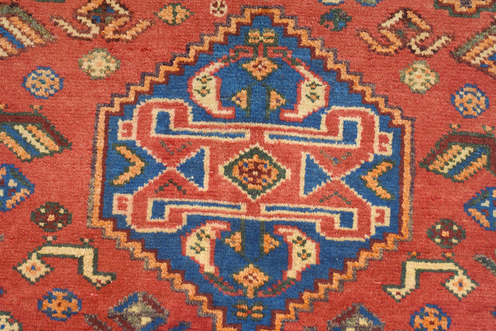 4.2 x 6.5 Semi-Antique Persian Tribal Rug #P1444