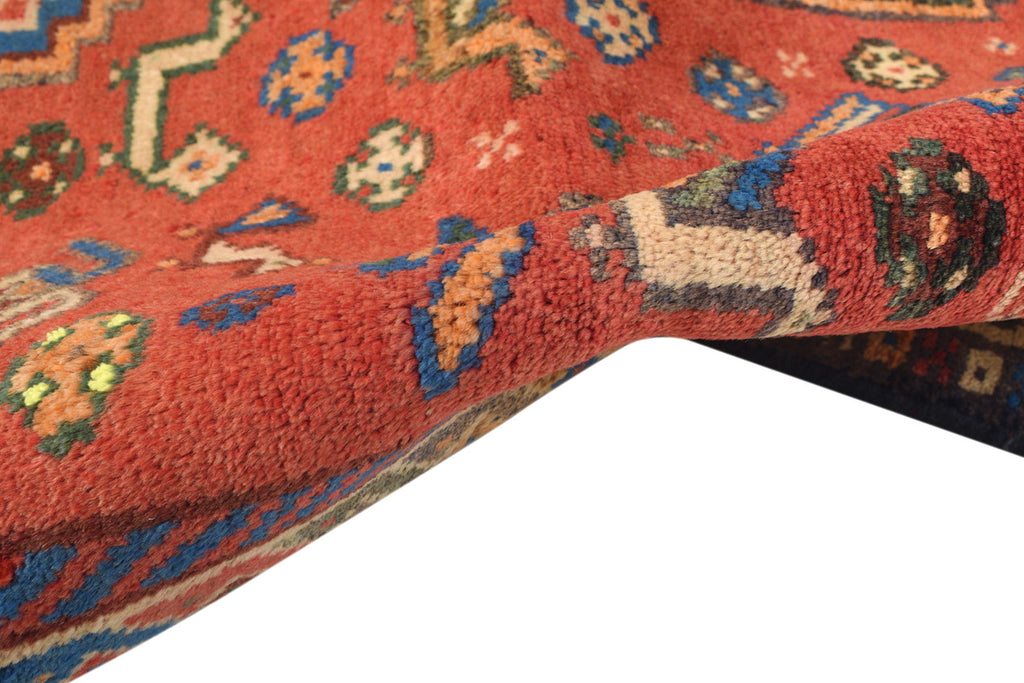 4.2 x 6.5 Semi-Antique Persian Tribal Rug #P1444