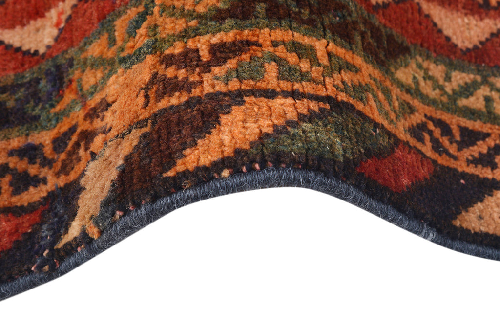 4.2 x 6.9 Semi-Antique Persian Afshar Tribal rug #P1445