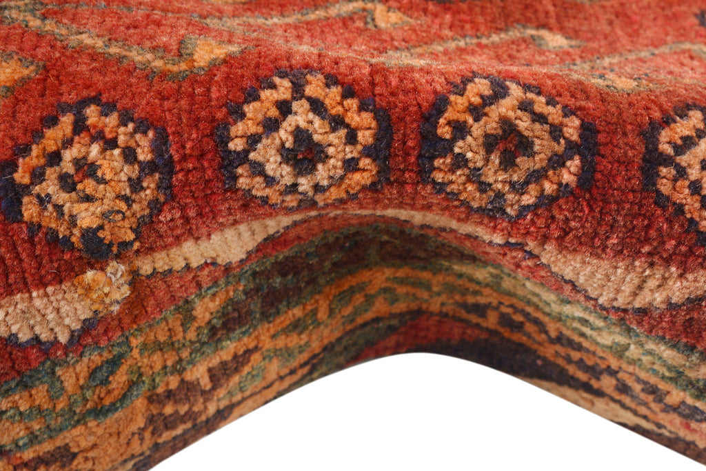 4.2 x 6.9 Semi-Antique Persian Afshar Tribal rug #P1445