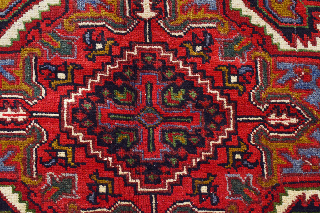 6.4 x 9.2 Authentic Persian Heriz Rug #P1458