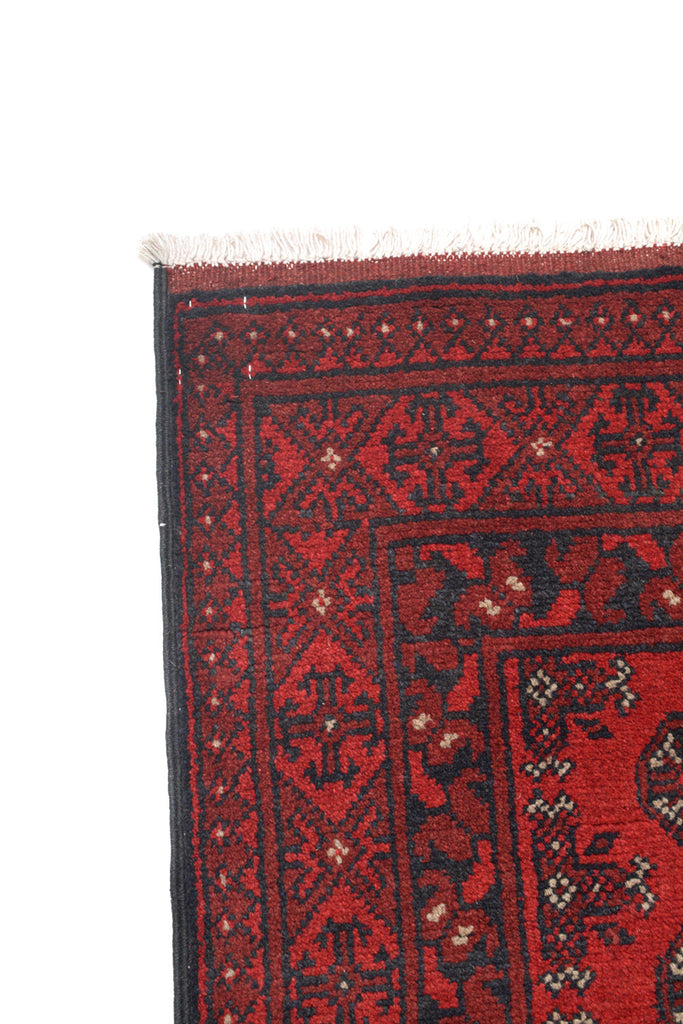 2.7 x 21.8 Runner Handmade Afghanistan Bokara Wool #P1461