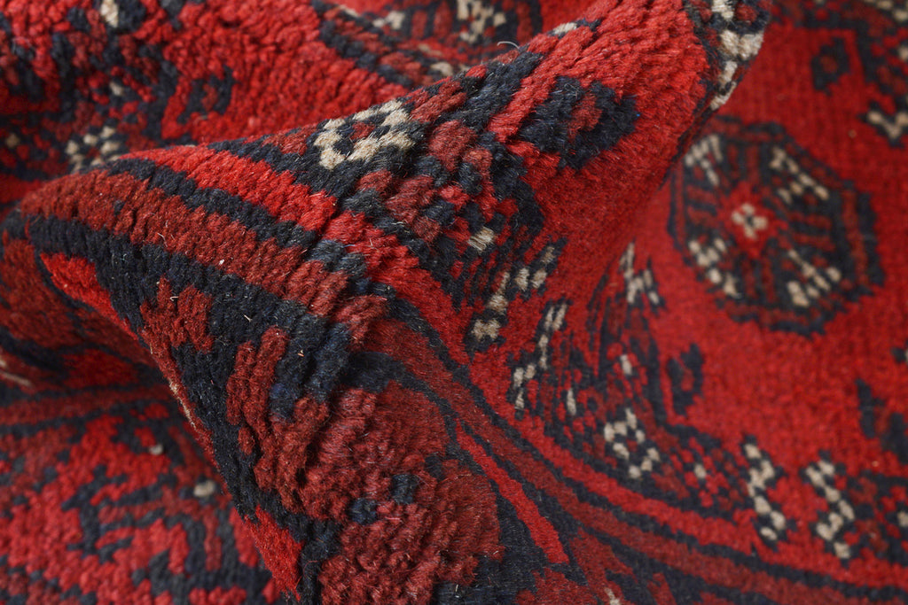 2.7 x 21.8 Runner Handmade Afghanistan Bokara Wool #P1461