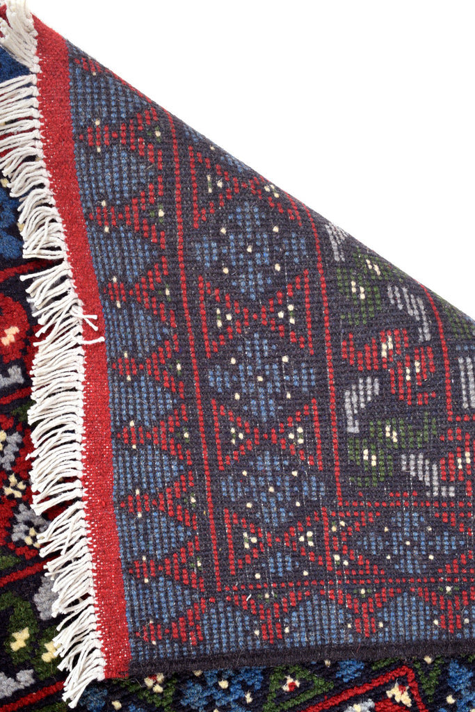 8.2 x 11.6 Authentic Turkman Bokara Wool Rug Hand-Knotted Afghan Carpet #P1474