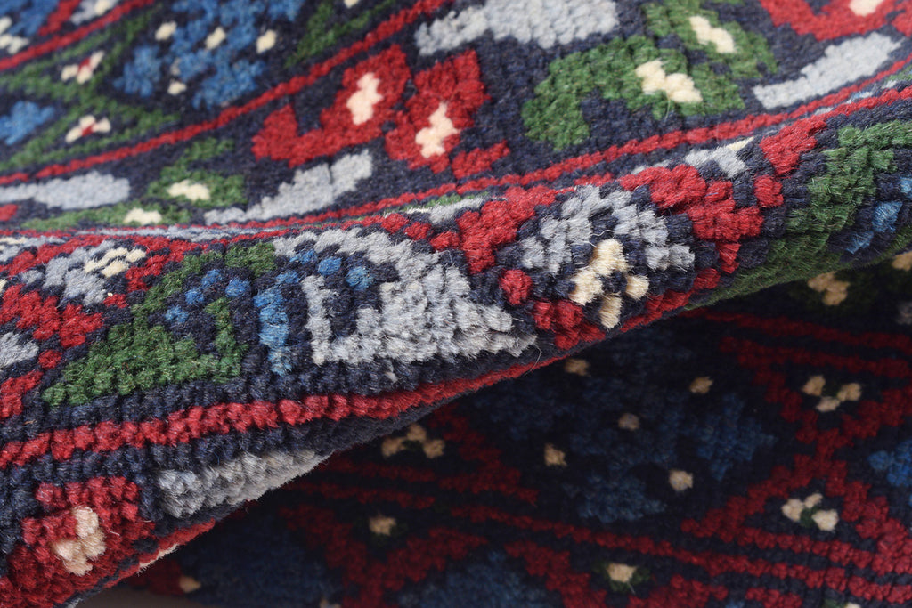 8.2 x 11.6 Authentic Turkman Bokara Wool Rug Hand-Knotted Afghan Carpet #P1474