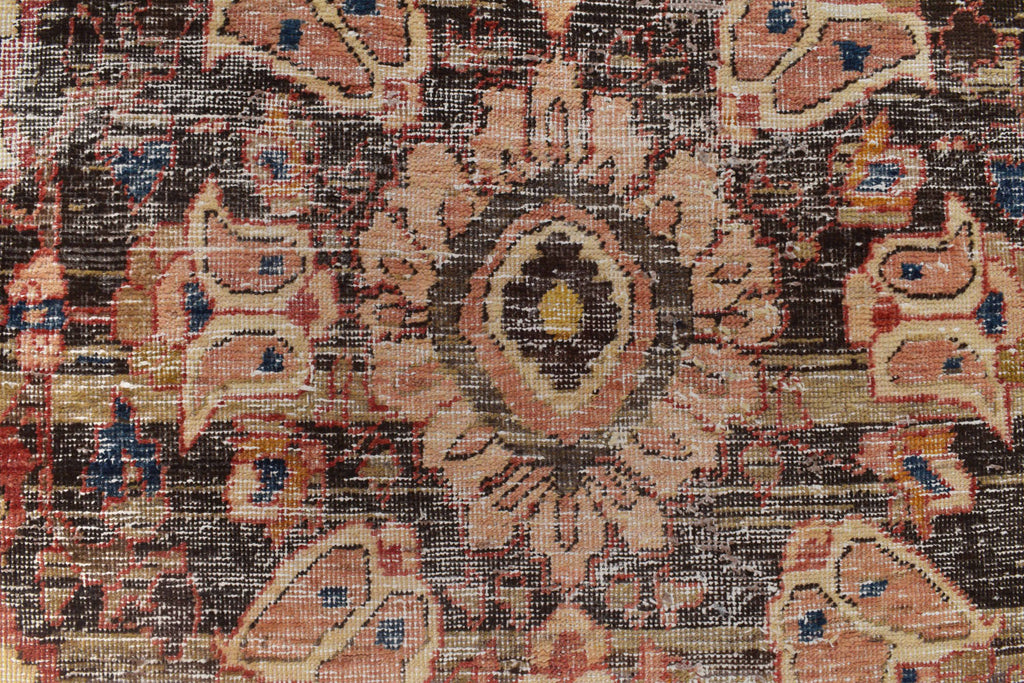 7 x 10.0 Old Persian Bakhtiar Handmade Vintage Rug 1970's Low Pile #P903