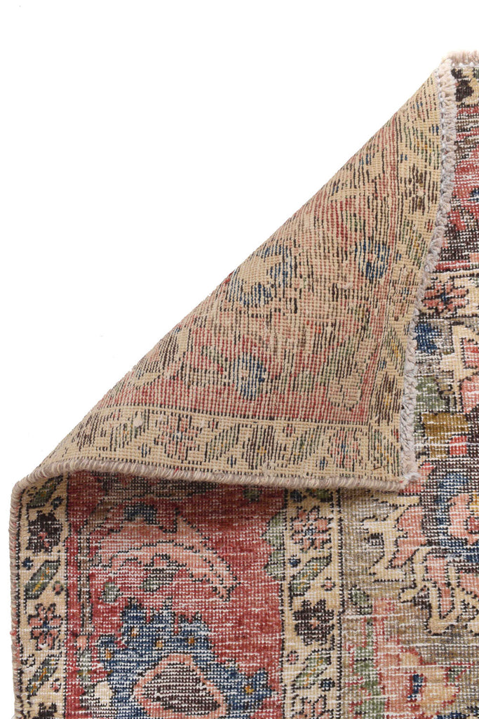 7 x 10.0 Old Persian Bakhtiar Handmade Vintage Rug 1970's Low Pile #P903